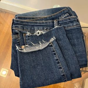 Universal Thread High Rise Ripped Distressed Medium Wash Stretch Jean Size 18